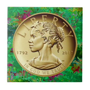 2017 American Liberty 225-jähriges Gold-Coin Fliese