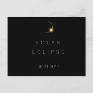 2017 American Total Solar Eclipse Postkarte