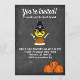 2017 Emoji Erntedank Dinner Einladung