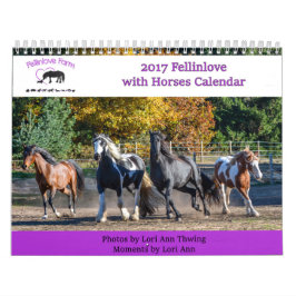 2017 Fellinlove mit Pferdekalender Kalender