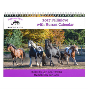 2017 Fellinlove mit Pferdekalender Kalender