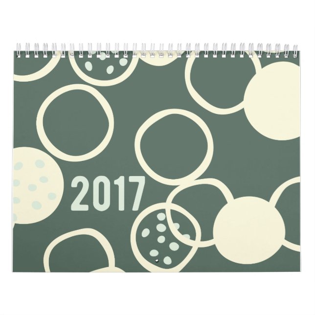 2017 gemusterter Kalender (Titelbild)