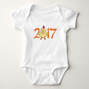 2017-jährig vom Hahn Baby Strampler