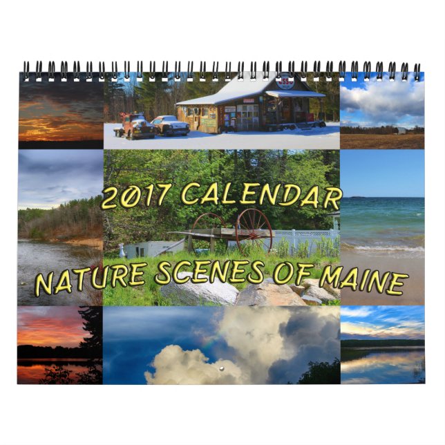 2017 Kalender-Natur-Szenen von Maine Kalender (Titelbild)