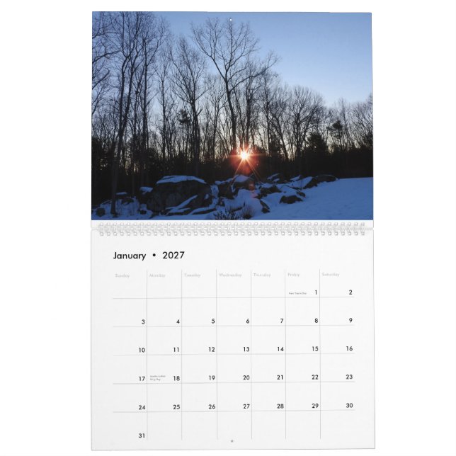 2017 Kalender - New Hampshire-Natur durch Traci (Jan 2027)