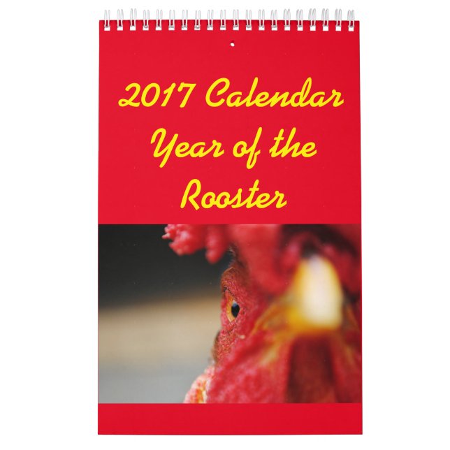 2017 Kalenderjahr des Hahns Kalender (Titelbild)