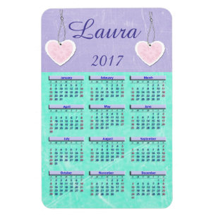 2017 lila und aquamariner magnet