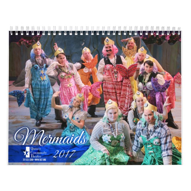 2017 Meerjungfrau-Kalender Kalender (Titelbild)