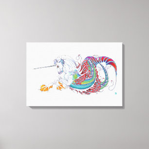 2017 Mink Nest Hippicorn Canvas Print Leinwanddruck