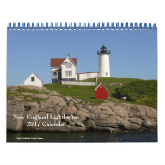 2017 New England Leuchtturm-Kalender Kalender