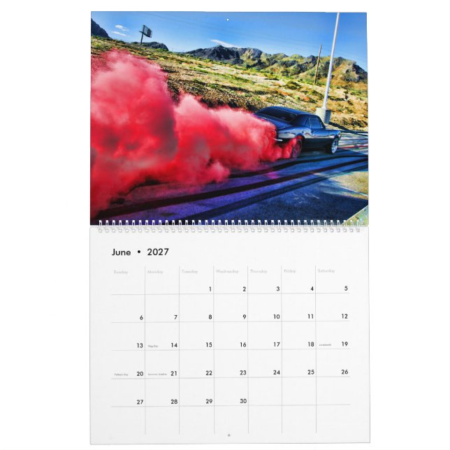 2017 Pferdestärken Hotrod Kalender (Jun 2027)