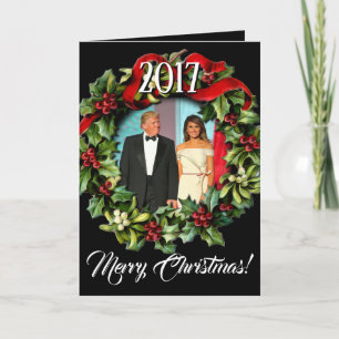 2017 Präsident Donald Trump & Melania Weihnachten