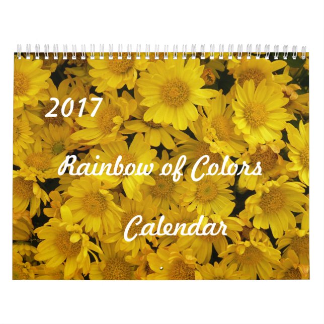 2017 Regenbogen der Farben Kalender (Titelbild)