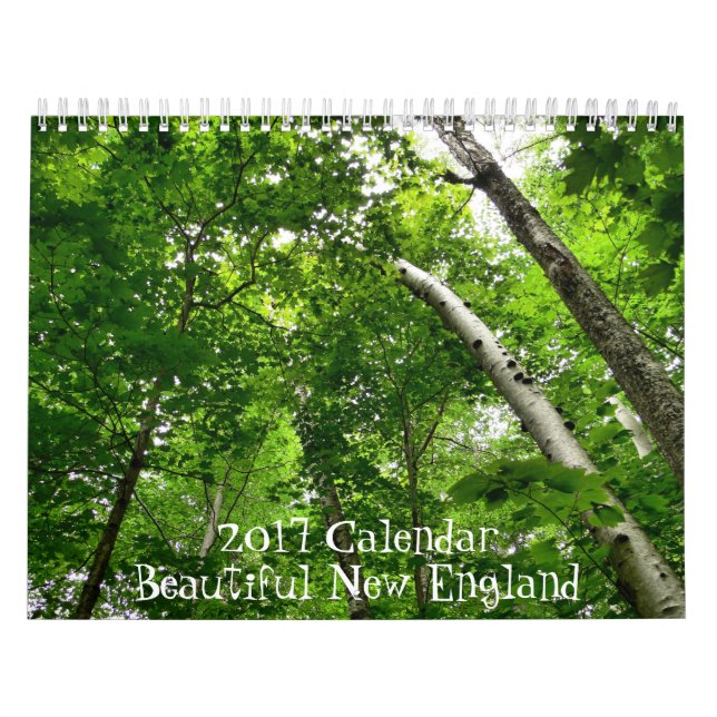 2017 schöner Neu-England Kalender (Titelbild)