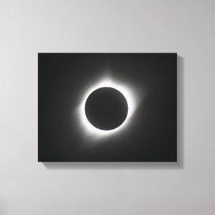 2017 Solar Eclipse - Corona Leinwanddruck