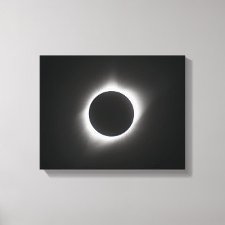 2017 Solar Eclipse - Corona Leinwanddruck