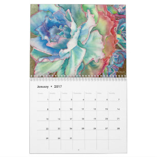 2017 Succulent-Kalender Kalender