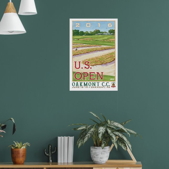 2017 USA Open golf Oakmont Country Club Geschenke Poster (Wohnzimmer 1)