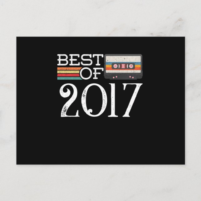 2017 Vintage 3 rd Birthday Anniversary Gift Postkarte (Vorderseite)