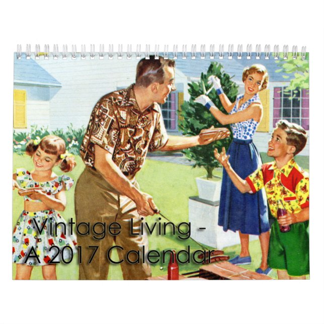2017 Vintager lebender Kalender (Titelbild)