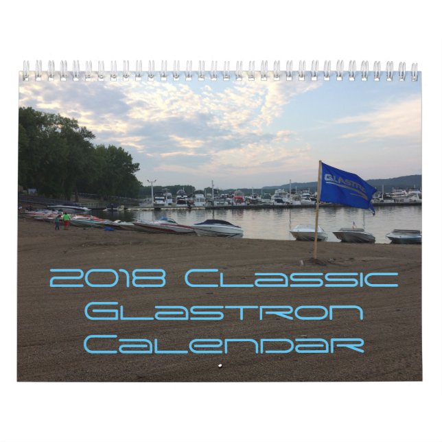 2018 CGOAMN klassischer Glastron Kalender (Titelbild)
