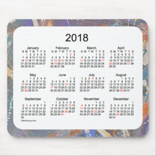 2018 Feiertags-Kunst-Kalender durch Janz Mousepad