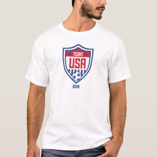 2018 Fußball-Nationalmannschaft-Fußball USA T-Shirt