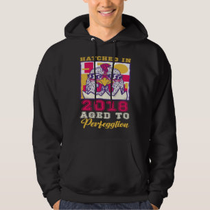 2018 geschlüpft und perfekt gereift hoodie