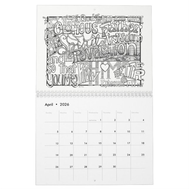 2018 KALENDER Farbton-Schriften (Apr 2026)