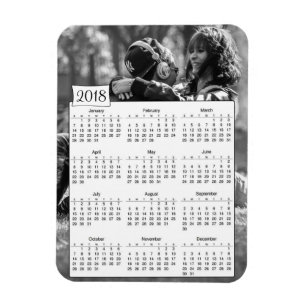 2018 Kalender Personalisiert Romantisches Foto Mag Magnet