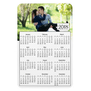 2018 Kalender Personalisiert Romantisches Foto Mag Magnet