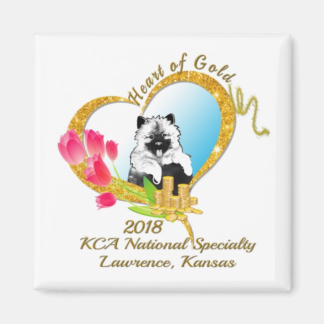 2018 KCA National magnent mit Logo Magnet (Vorne)