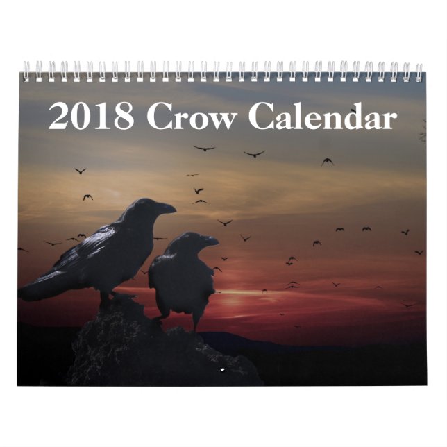 2018 Krähen-Raben-Kalender Kalender (Titelbild)
