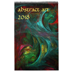 2018 Moderne Abstrakte Kunst Kalender