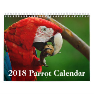 2018 Papageien-Kalender Kalender