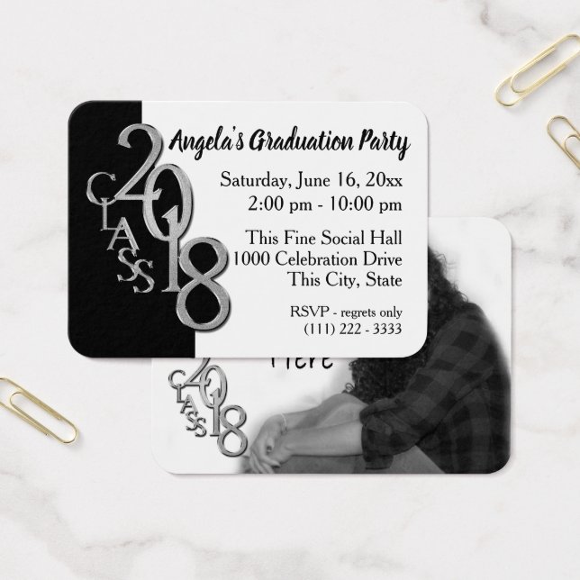 2018 Party Foto Beipackkarte (Büro)