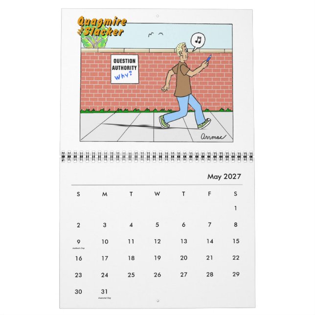 2018 Quagmire - Der Slacker-Kalender Kalender (Mai 2027)