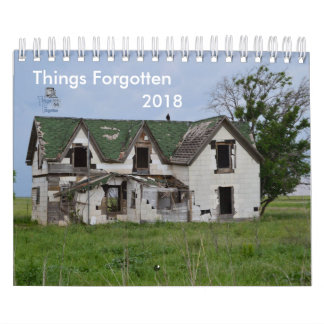 2018 Sachen vergessener Kalender