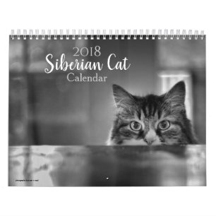 2018 Sibirier-Katzen-Kalender Kalender
