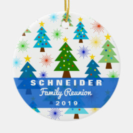 2018 Wiedersehen Weihnachtsbaum Keepake Geschenk Keramikornament