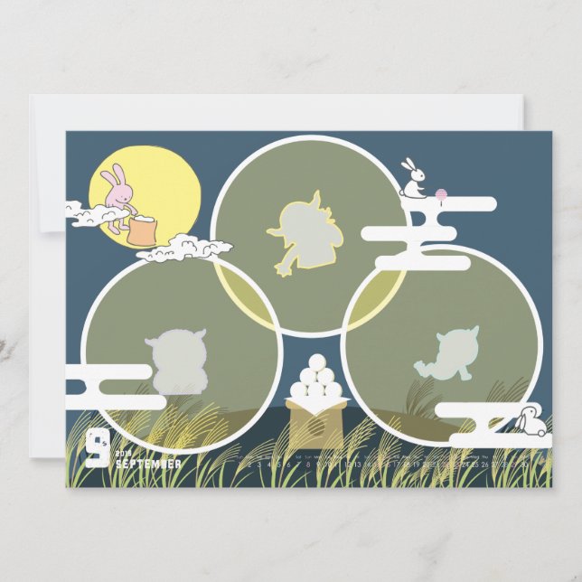 2019カレンダー９月 (Vorderseite)