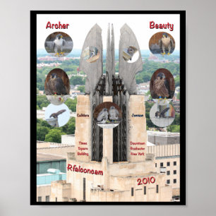 2019 Beauty and Archer 8x10 Poster am Times Square