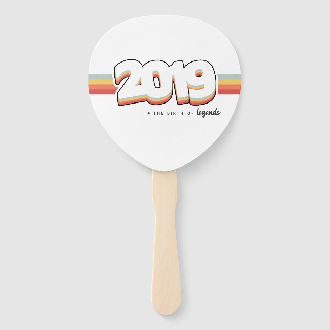 2019 Die Geburt von Legenden Fächer (Vorderseite)