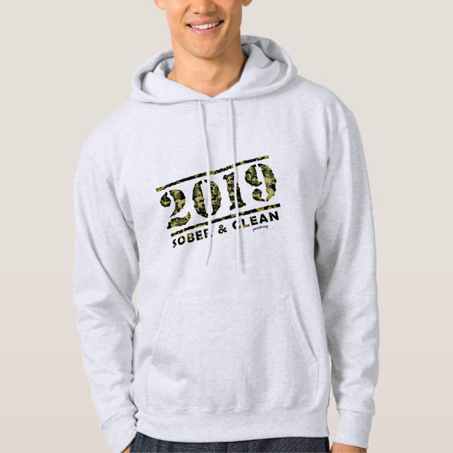 2019 geben nüchterne u. saubere hoodie (Vorderseite)
