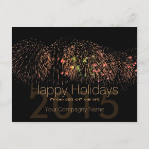 2019 Happy Holidays Customi Corporate Postcard Postkarte