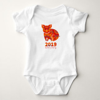 2019-jährig vom SCHWEIN Baby Strampler