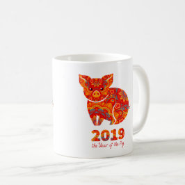 2019-jährig vom SCHWEIN Kaffeetasse