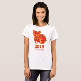 2019-jährig vom SCHWEIN T-Shirt