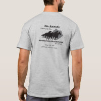 2019 jährlicher T - Shirt ISSA - laufende Pferde