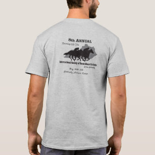2019 jährlicher T - Shirt ISSA - laufende Pferde